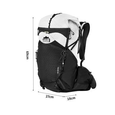 Рюкзак туристический Naturehike Helium CNK2450XB016 40 л черный, M 6976507666664 фото