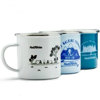 Кружка в поход Naturehike Mountains fun 0.35 л NH17M001-B green 6927595724187 фото