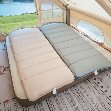 Спальний мішок-ковдра з капюшоном Naturehike M Series CNK2350WS023 MS500, правий, коричневий 6977465861016 фото