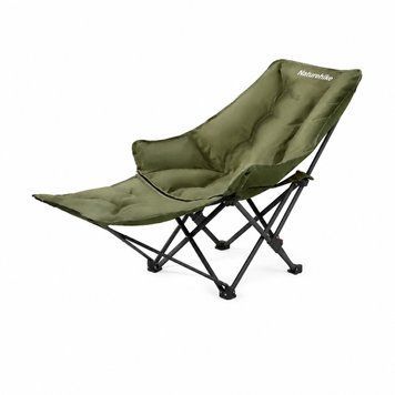 Кресло туристическое складное с подставкой для ног Naturehike Sea Star 001 CNK2450JJ020, зелёное 6977465861382 фото