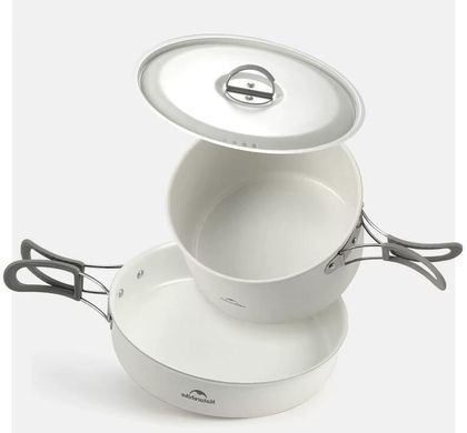 Кастрюля с керамическим антипригарным покрытием Naturehike 2.8 л CNK2450CF013 white 6927595712450 фото