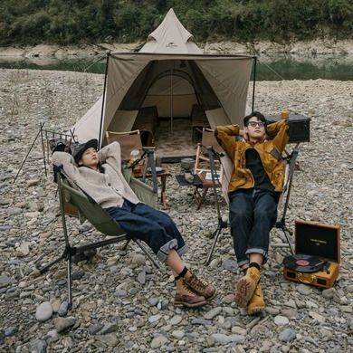 Крісло-качалка складане Naturehike NH21JJ004 бежевий 6927595782958 фото