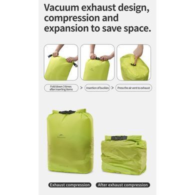 Гермомешок Naturehike CNK2550XB012, 4 л, белый 6977465868459 фото