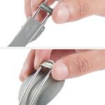 Ложка-вилка складная Naturehike Titanium spoon 2019 NH19C001-J grey 6927595734766 фото