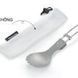 Ложка-вилка складная Naturehike Titanium spoon 2019 NH19C001-J grey 6927595734766 &ndash; фото 2