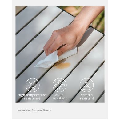 Складной стол Naturehike Star Jane T01 CNK2550JJ018, 119х60 см, углеродистая сталь, черный 6977465865120 фото
