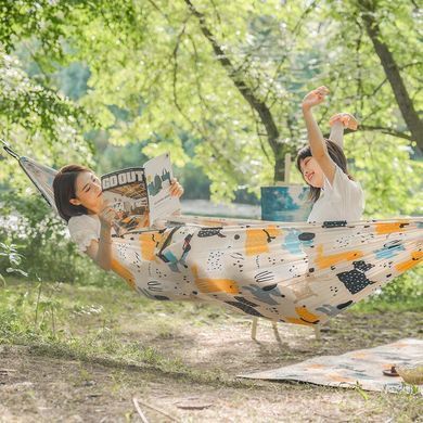 Гамак одномісний Naturehike DC-C03 240T polyester NH21DC004 happy cute pet 6927595777602 фото