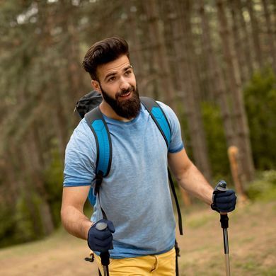Рукавички туристичні сонцезахисні антиковзкі Naturehike NH21FS035 GL09-T, XL, синій 6977465865250 фото