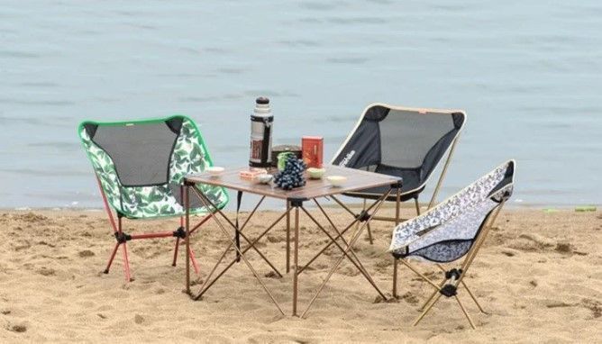 Кресло складное Naturehike Folding Moon Chair NH15Y012-L silver 6927595706534 фото