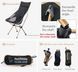 Крісло складне Naturehike Backrest Folding Chair NH17Y010-L bright silver 6927595716953 &ndash; фото 5