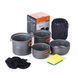 Набір посуду Naturehike 2-3 (2 каструлі+кришки) NH15T401-G grey 6927595787212 &ndash; фото 1