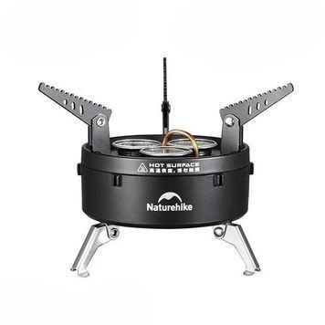 Пальник газовий трьохконфорковий Naturehike CNK2450CF019 black 6975641889045 фото