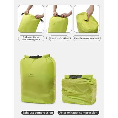 Гермомешок Naturehike CNK2550XB012, 8 л, желтый 6977465868268 фото
