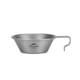 Миска титановая Naturehike 450 мл NH21CJ010 серый 6927595788158 фото