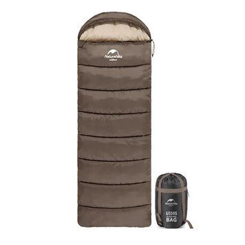 Спальний мішок Naturehike Envelope style U150 правий NH20MSD07 коричневий 6927595764381-R фото