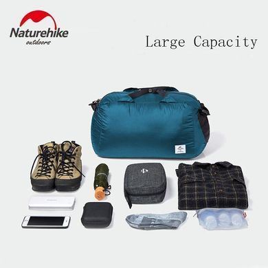 Сумка спортивна Naturehike Ultralight carry bag 2019 32 L NH19SN005 блакитна 6927595738566 фото