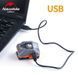 Фонарь налобный Naturehike TD-02 USB NH00T002-D orange/gray 6927595741733 &ndash; фото 3
