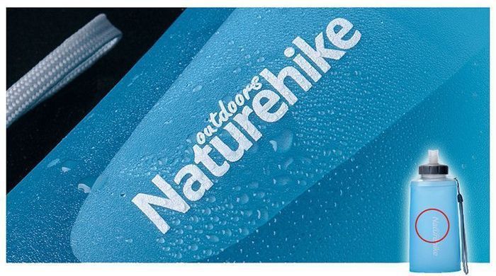Пляшка спортивна Naturehike Soft bottle 500 мл NH61A065-B white 6927595721179 фото