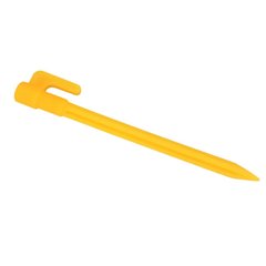 Колышки пластиковые с крючком Naturehike 14.8 см (6 шт.) NH17D021-D yellow