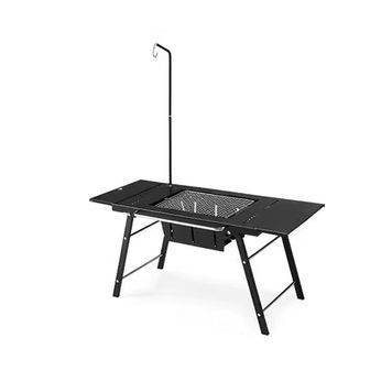 Стіл для барбекю сталевий Naturehike CNK2350CF018 black 6976507663960 фото
