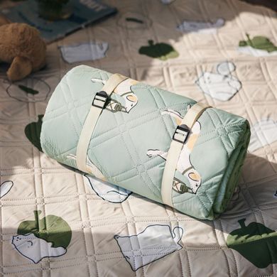 Коврик для пикника Naturehike CNK2350WS010 170*200 см, голубой с принтом 6976507661652 фото