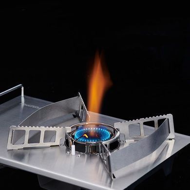 Пальник-плита кемпінговий Naturehike Outdoor Table Furnace Q-9E NH19PJ002 grey 6927595740446 фото