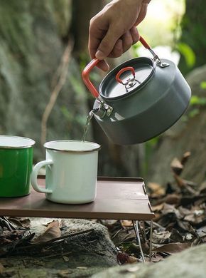 Чайник туристичний Naturehike Camping 1.1 л NH17C020-H сірий 6927595723302 фото