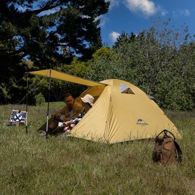 Палатка Naturehike P-Series II (2-х местный) 210T 65D polyester Graphic NH18Z022-P оранжевый