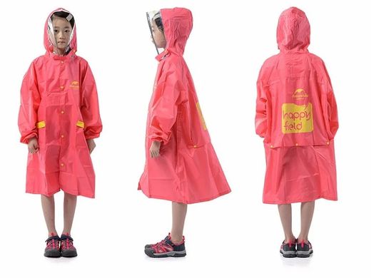 Накидка от дождя детская Naturehike Raincoat for girl L NH16D001-W Pink