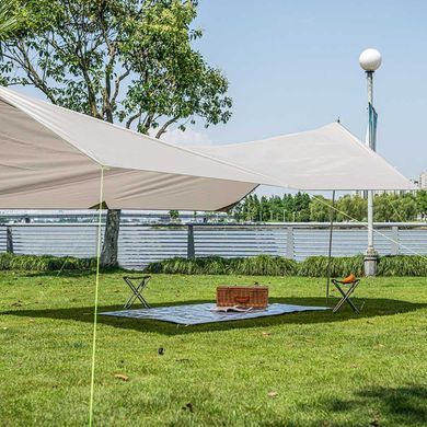 Коврик кемпинговый многофункциональный Naturehike NH20FCD03, 230х260 см, алюминиевая пленка 6977465866240 фото