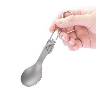Ложка складная Naturehike Titanium spoon 2019 NH19C001-J grey 6927595734773 фото