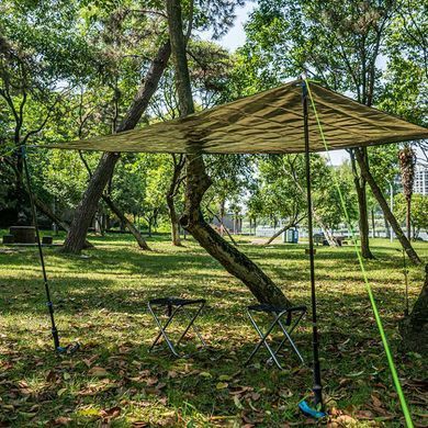 Коврик кемпинговый многофункциональный Naturehike NH20FCD03, 230х260 см, алюминиевая пленка 6977465866240 фото