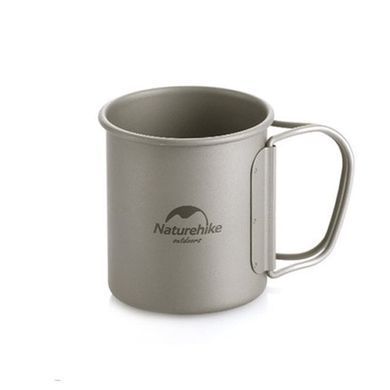Кружка титановая Naturehike 300 мл NH20CJ005 grey 6927595745779 фото
