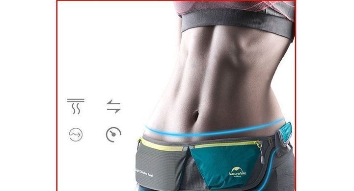 Сумка на пояс для бега Naturehike Ultralight bag NH17Y060-B blue 6927595723609 фото