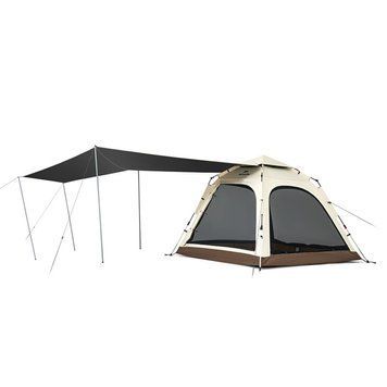 Намет тримісний автоматичний з тентом Naturehike Ango CNK2550WS010 S brown 6927595785560 фото