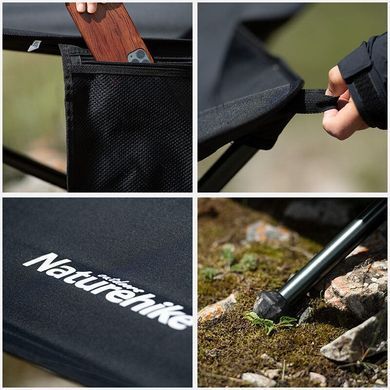 Гамак одномісний складний Naturehike Outdoor Folding Hammock 300D Oxford NH20JJ011 black 6927595747834 фото
