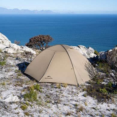 Палатка сверхлегкая двухместная Naturehike Jiling Pro CNK2650WS013, 20D, песочная 6977465862518 фото