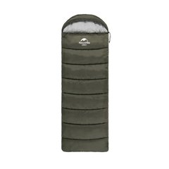 Спальный мешок с капюшоном Naturehike U350S 220*75 NH20MSD07 army green