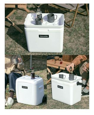 Термобокс для еды Naturehike LINDU Q-10H 33 л NH20SJ021 белый 6927595761632 фото