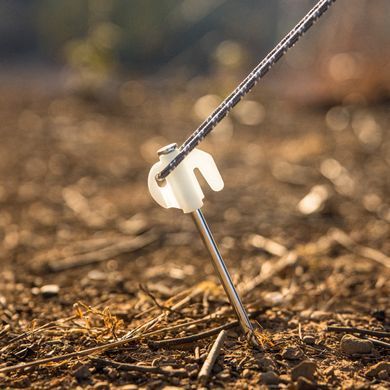 Кілки туристичні світловідбивні Naturehike CNK2550PJ012, 20 см, 4 шт, білий 6977465862112 фото