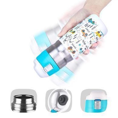 Термокружка Naturehike Vacuum Bottle 500 мл NH19SJ009 white 6927595740453 фото