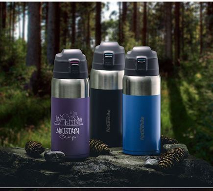 Термокружка Naturehike Vacuum Bottle 500 мл NH19SJ009 white 6927595740453 фото