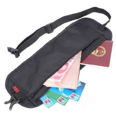 Сумка-кошелек поясная Naturehike Travel Waist Bag NH15Y005-B black 6927595708521 фото