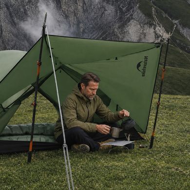 Палатка сверхлегкая двухместная Naturehike Mongar CNK2650WS014, 210T, зеленая 6977465862587 фото