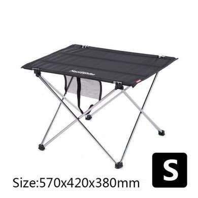 Стіл складний Naturehike S 570х420х380 мм NH15Z012-S black 6927595706565 фото