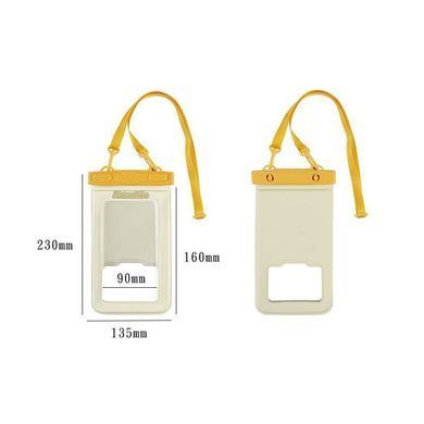 Гермочехол для телефона Naturehike 6.8 inch CNK2300BS015 желтый 6976023925412 фото