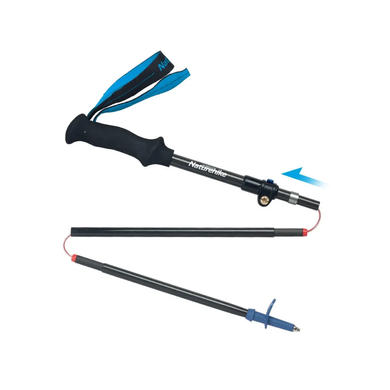 Трекинговые палки Naturehike ST07 Carbon 5-сек. (пара) 99-115 см NH18D010-Z бордовый 6927595748480 фото
