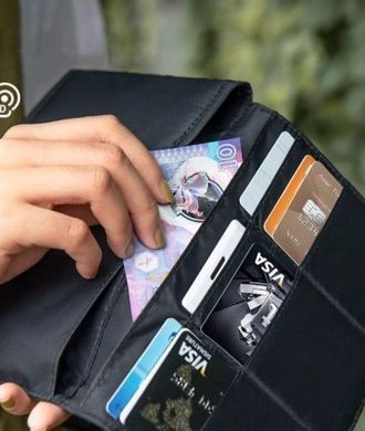 Органайзер дорожнІй Naturehike Travel Passport Holder Bag RFID-Blocking NH20SN002 сірий 6927595744895 фото