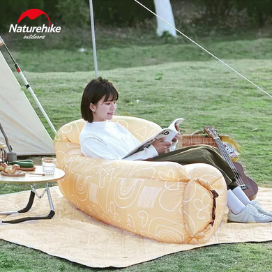 Ламзак-надувний диван Naturehike Air Sofa Camping CNH22DZ022 бежевий