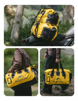 Сумка дорожная водонепроницаемая Naturehike 60 л CNK2450XB015 black 6975641883760 фото